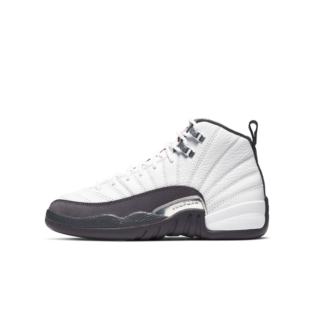 Jordan Air  12 Retro Big Kids' Shoe In White