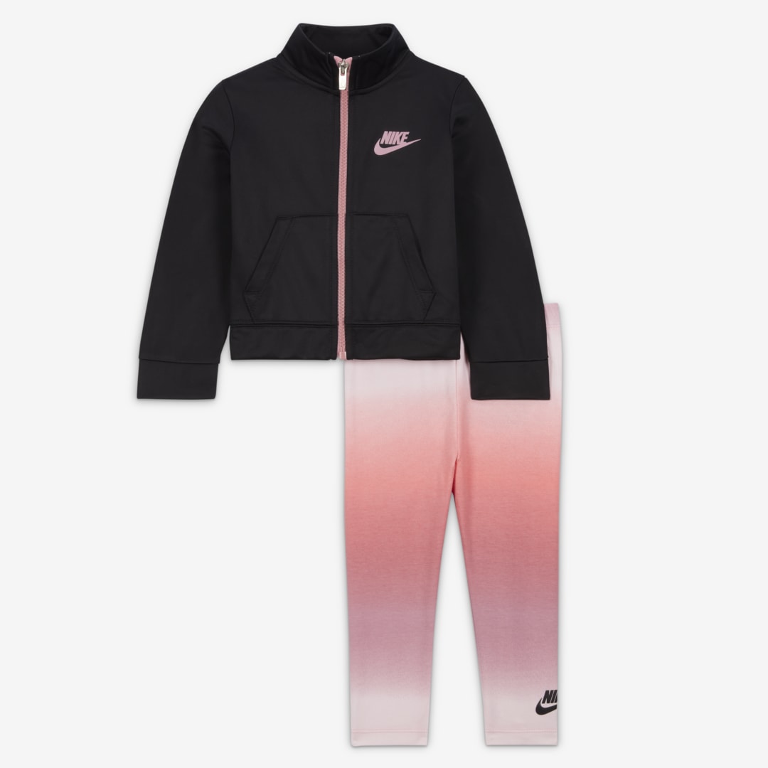 Nike Baby Tricot Jacket And Leggings Set In Pink