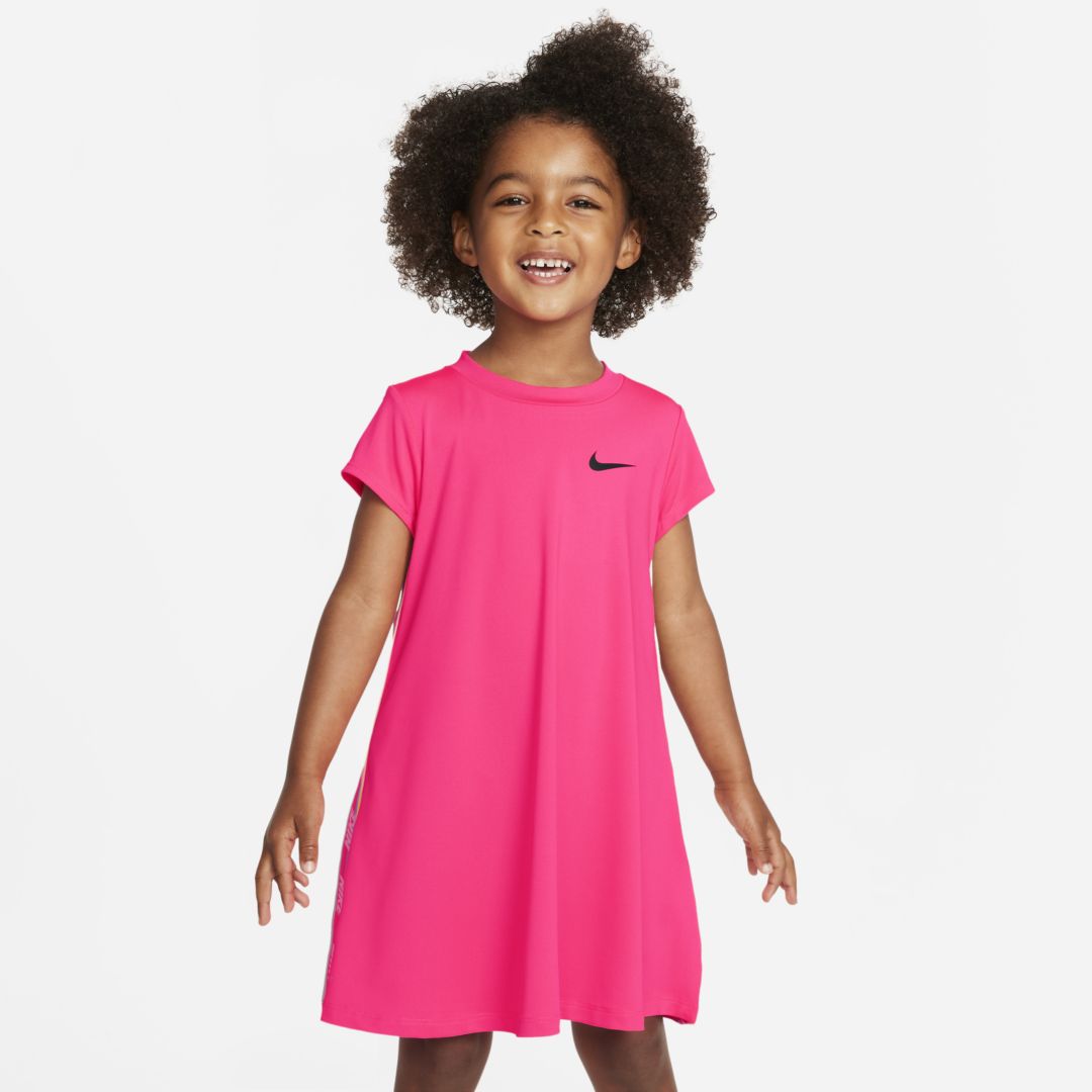Nike Babies' Dri-fit Toddler Dress In Hyper Pink