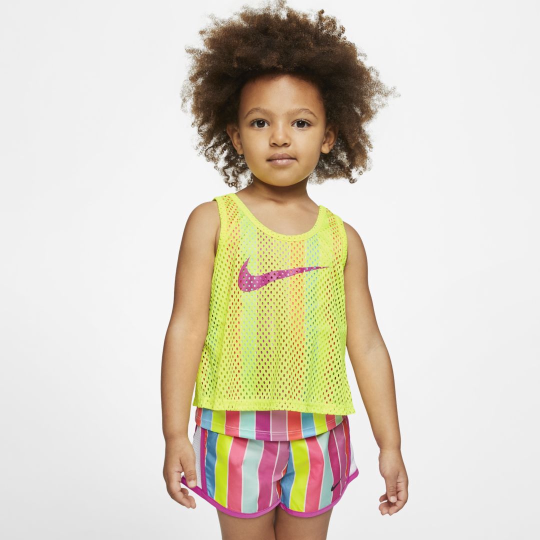 Nike Babies' Dri-fit Toddler Tank In Yellow