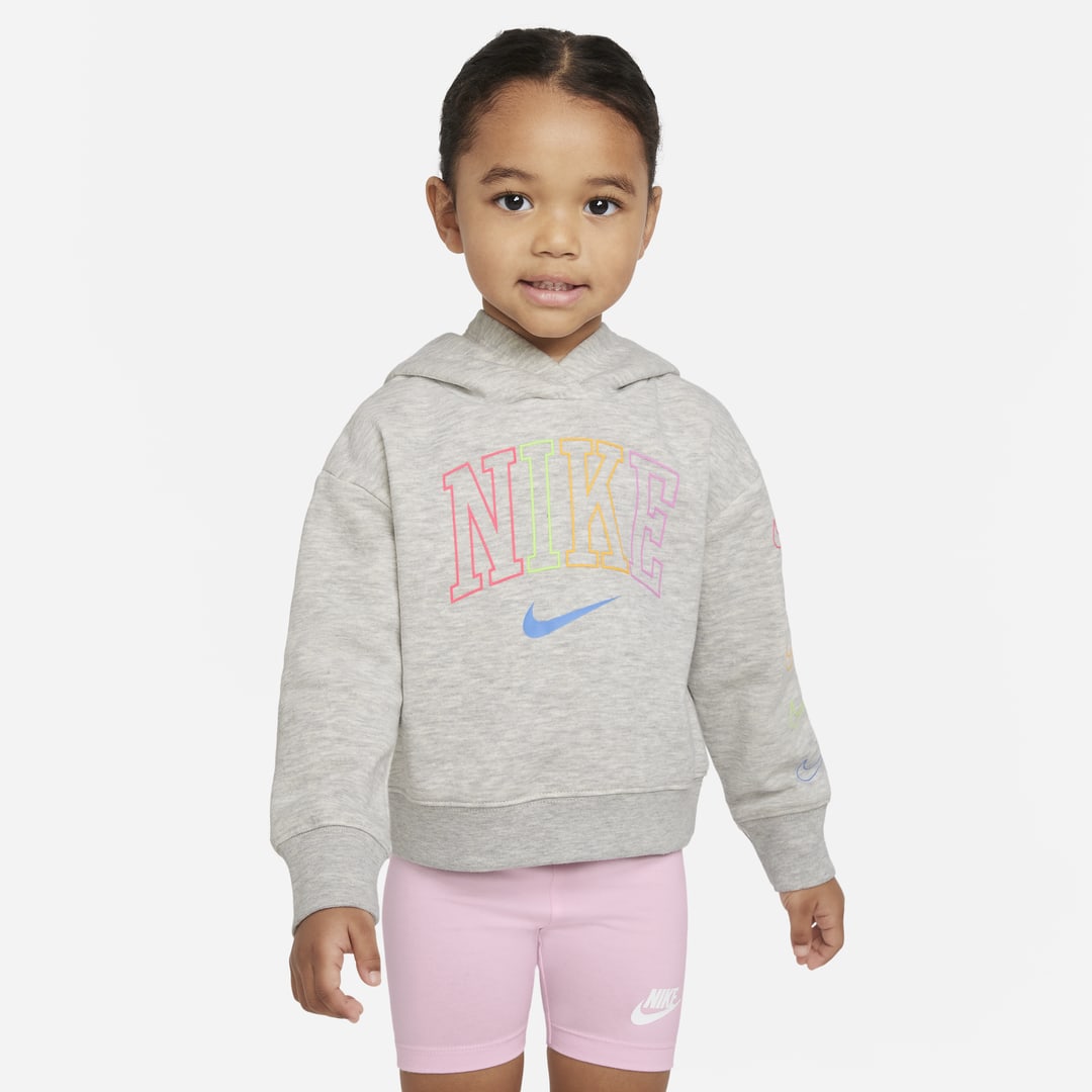 Nike Babies' Toddler Pullover Hoodie In Grey Heather