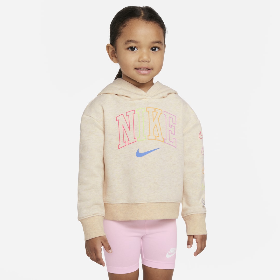 Nike Babies' Toddler Pullover Hoodie In Ivory Heather