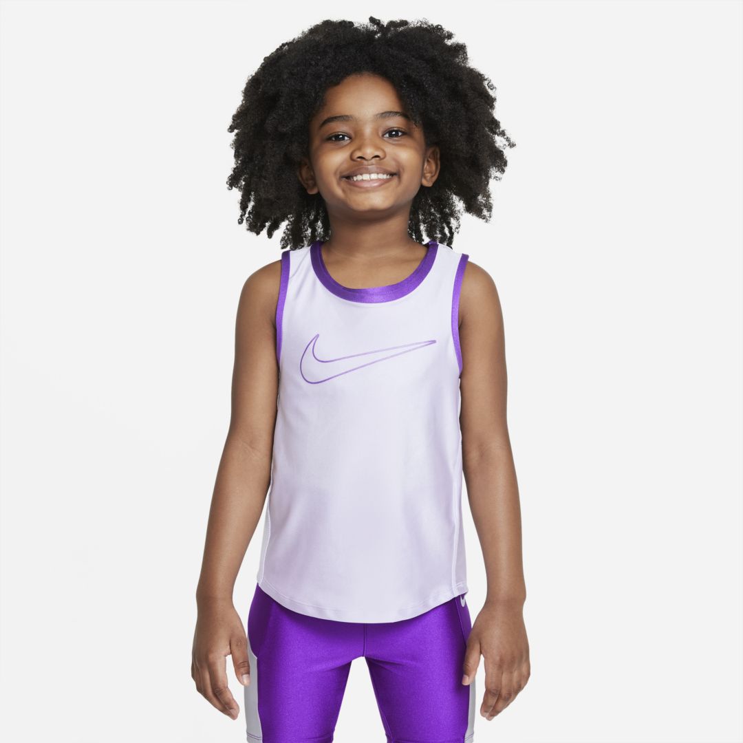 Nike Little Kids' Tank In Purple Chalk