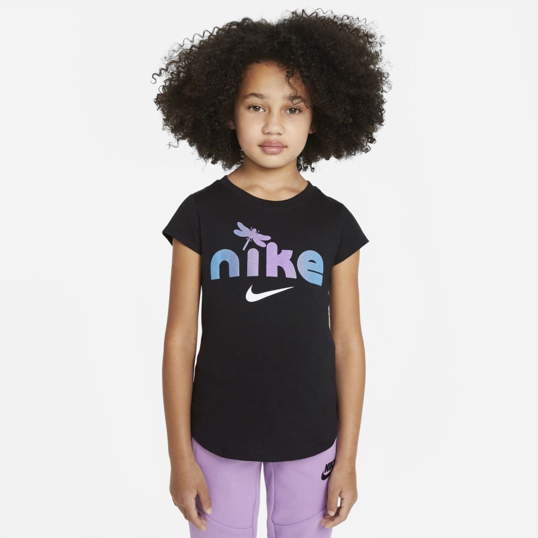 Nike "little Bugs" Little Kids' T-shirt In Black