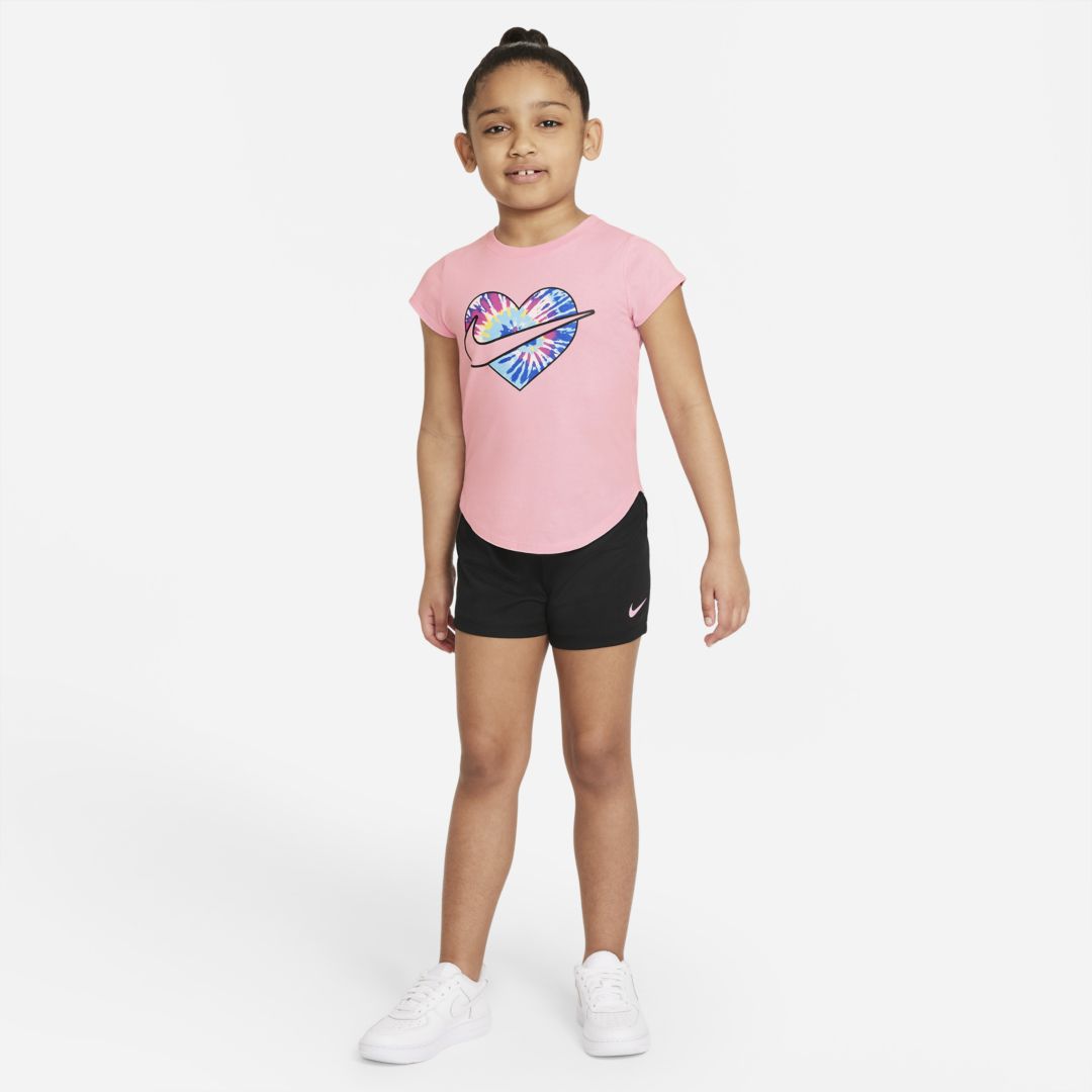 Nike Little Kids' Tie-dye T-shirt And Shorts Set In Multi-color