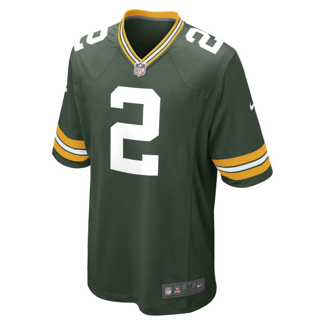 Nike Nfl Green Bay Packers (mason Crosby) Men's Football Home Game Jersey In Fir