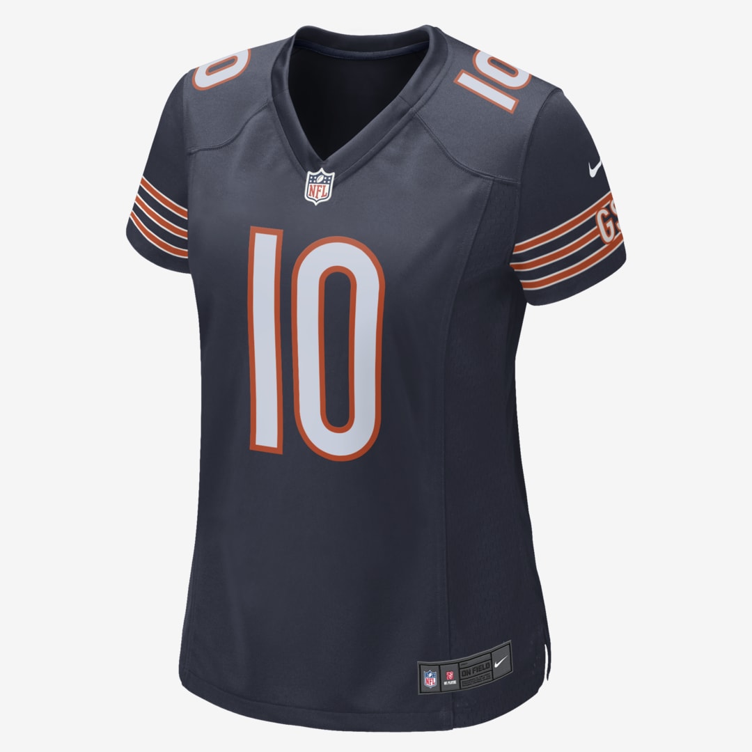 NIKE NFL CHICAGO BEARS (MITCH TRUBISKY) WOMEN'S GAME FOOTBALL JERSEY