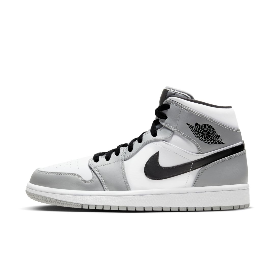 Jordan Air  1 Mid Shoe In Grey