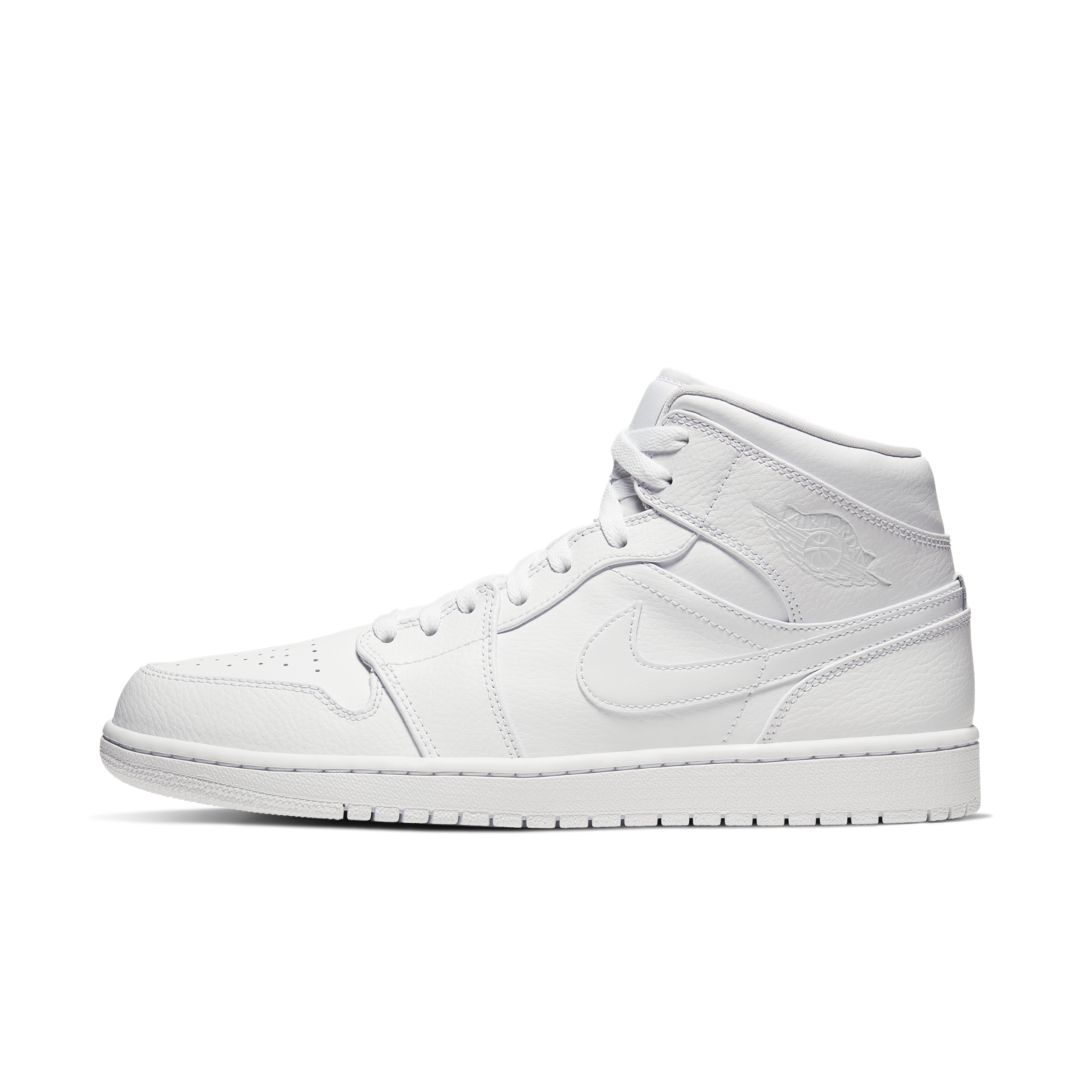 Jordan Air  1 Mid Shoe In White