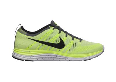 Nike Flyknit Lunar1+ Men's Running Shoes - Volt, 8