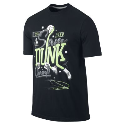 Nike Jordan AJIII Dunk Champ Men's T-Shirt - Black, S