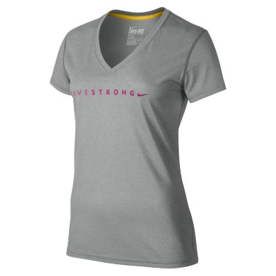 Nike LIVESTRONG Legend Women's T-Shirt - Dark Grey Heather, XS