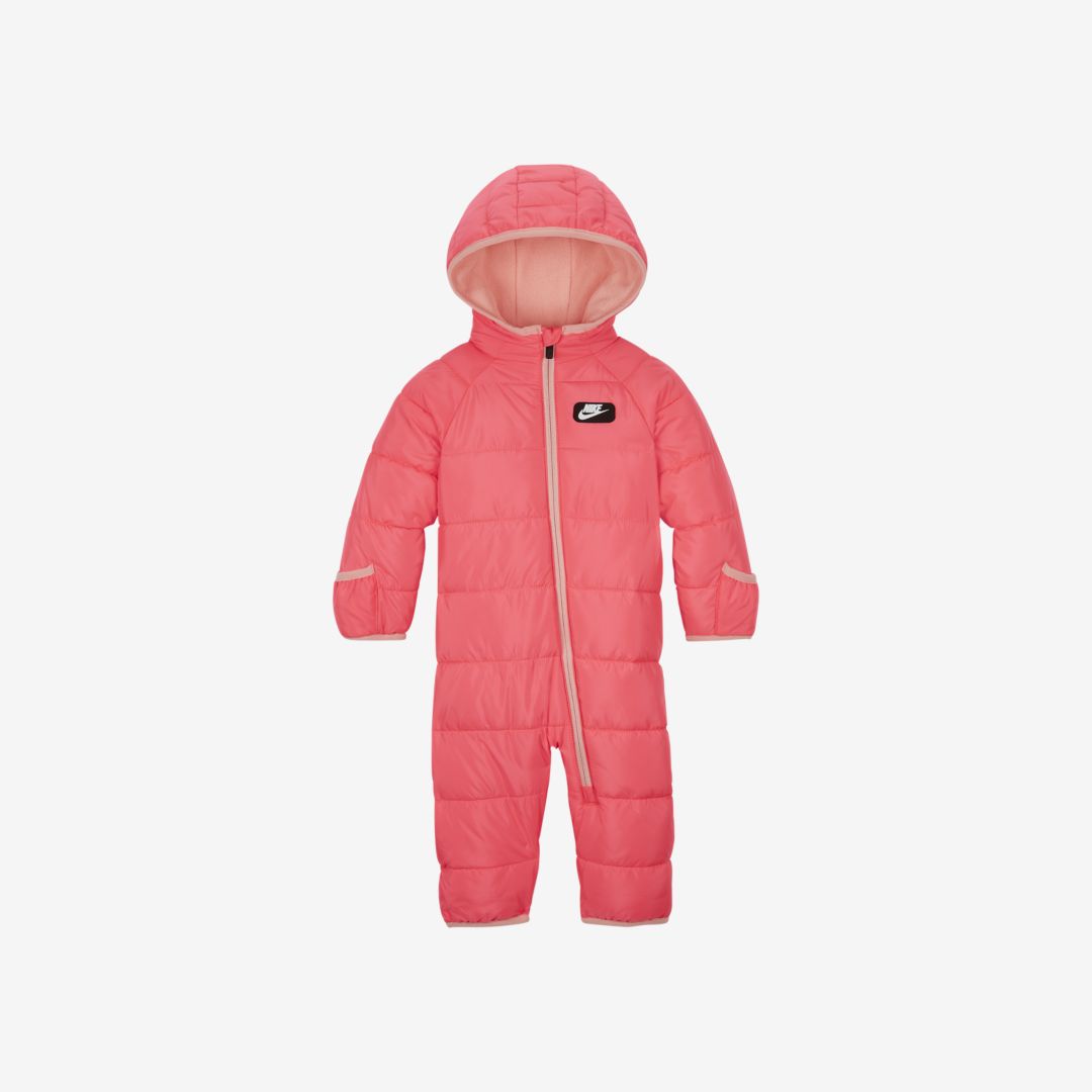 Shop Nike Baby (12-24m) Puffer Snowsuit In Pink