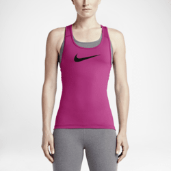 NoneMen<br>Женская майка для тренинга Nike Pro обеспечивает вентиляцию и свободу движений во время тренировки благодаря вставке из сетки сзади и V-образной спине.<br>