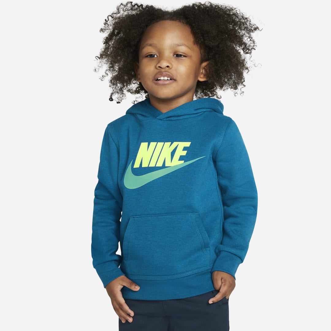 Nike Babies' Sportswear Club Fleece Toddler Pullover Hoodie In Green Abyss