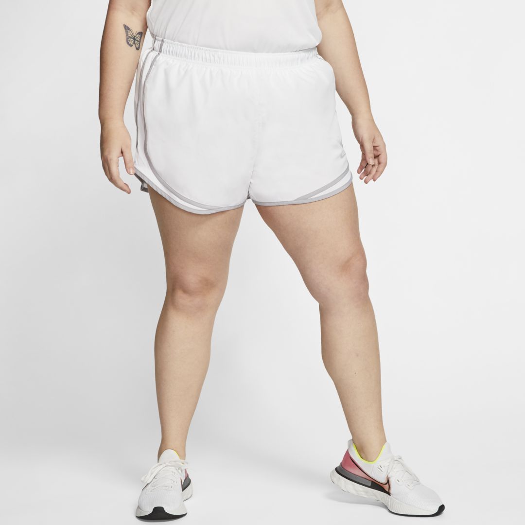 Nike Women's Tempo Running Shorts (plus Size) In White