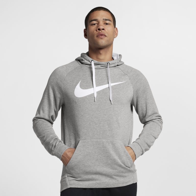 Nike Dri-FIT Trainings-Hoodie für Herren - Grau