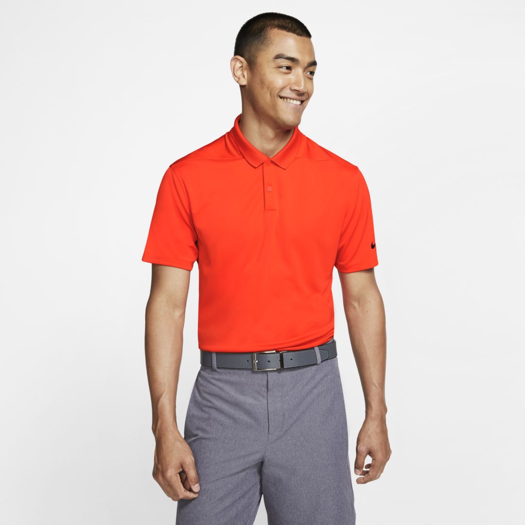 Nike Dri-fit Victory Men's Golf Polo In Team Orange