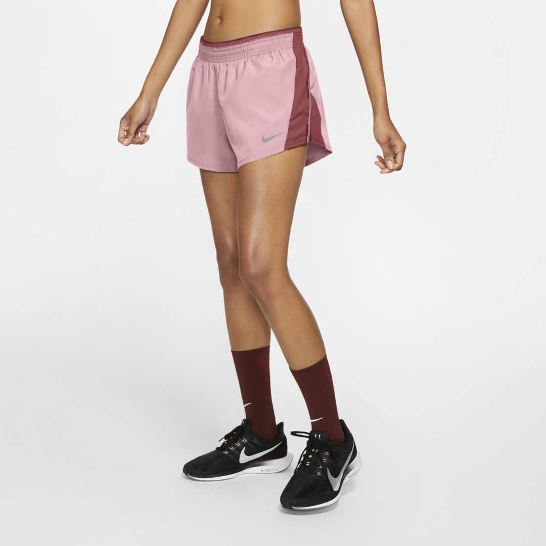 Nike 10k Women's Running Shorts In Pink Glaze,canyon Rust,pink Glaze,wolf Grey