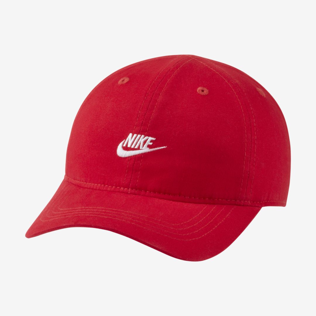 Nike Futura Little Kids' Curved Brim Cap In University Red