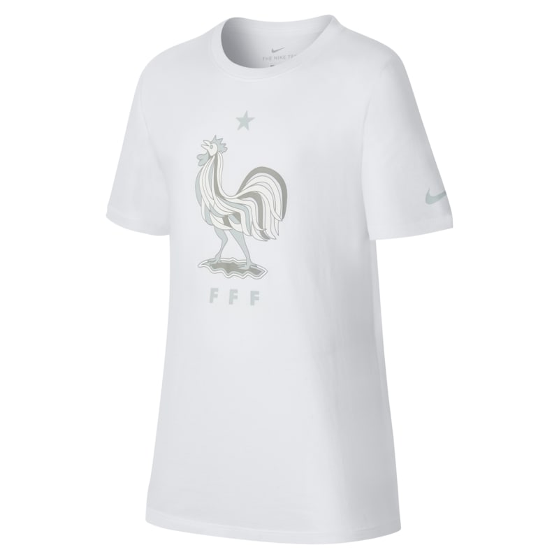 T-shirt FFF Crest för killar - Vit
