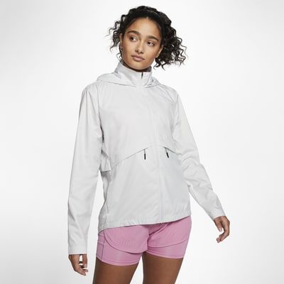 nike essential women's packable running rain jacket