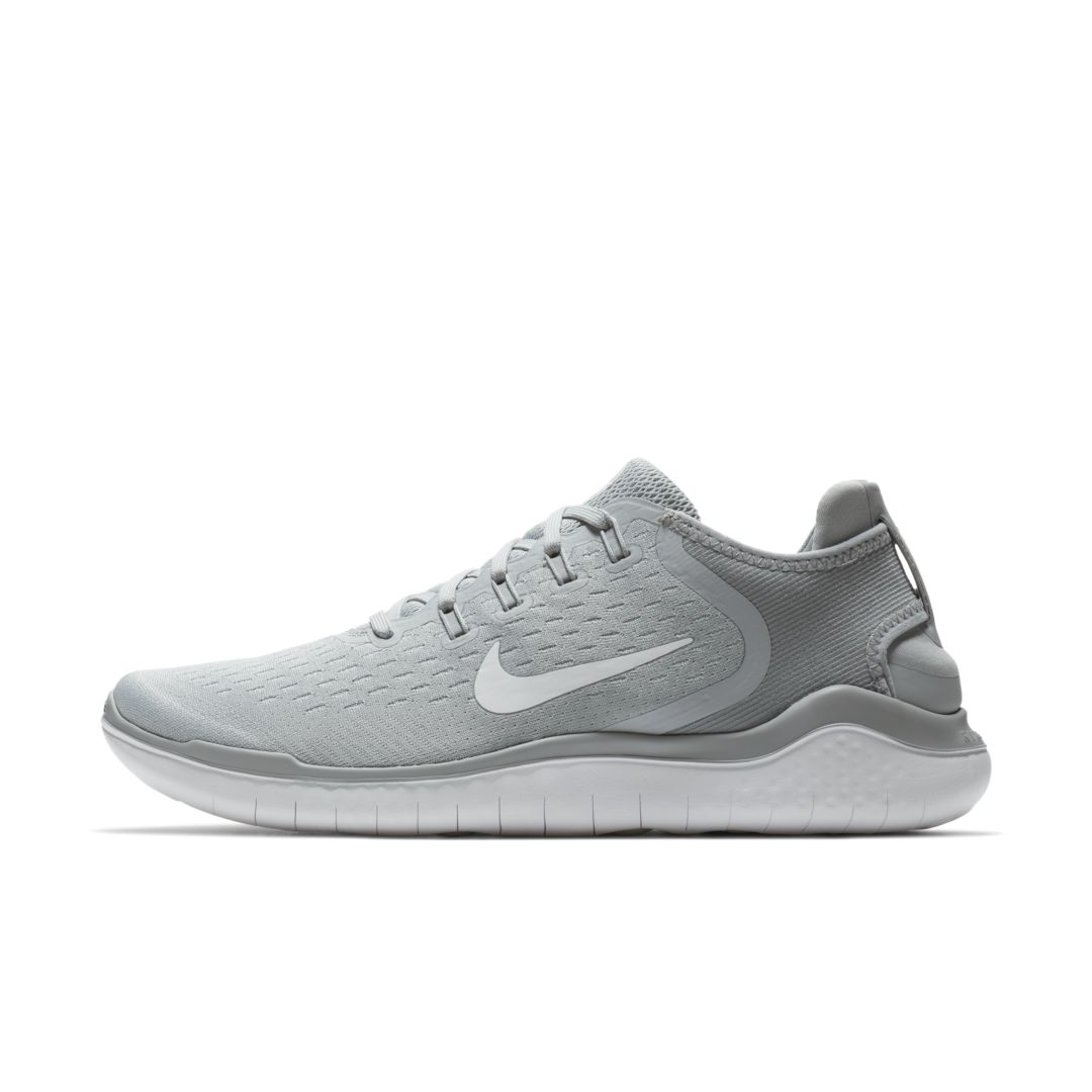 Nike Men's Free Run 2018 Road Running Shoes In Grey