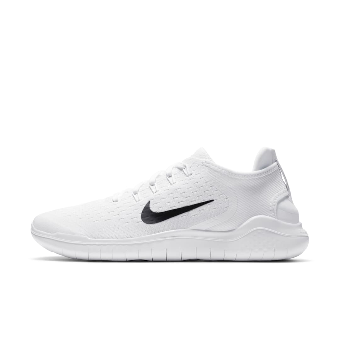 Shop Nike Men's Free Run 2018 Road Running Shoes In White