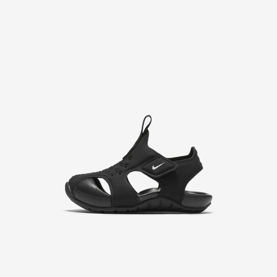 Shop Nike Sunray Protect 2 Baby/toddler Sandals In Black