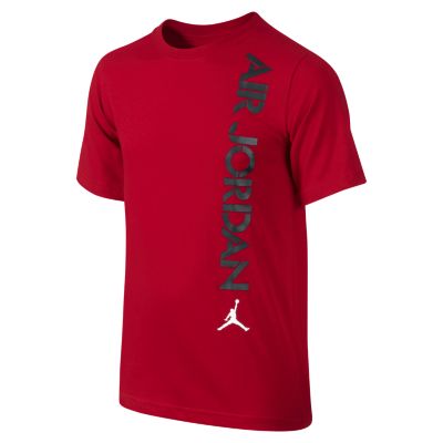 Nike Air Jordan Stencil Boys' T-Shirt - Red, S