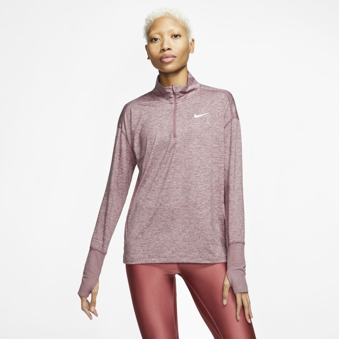 Nike Element Women's Half-zip Running Top In Purple