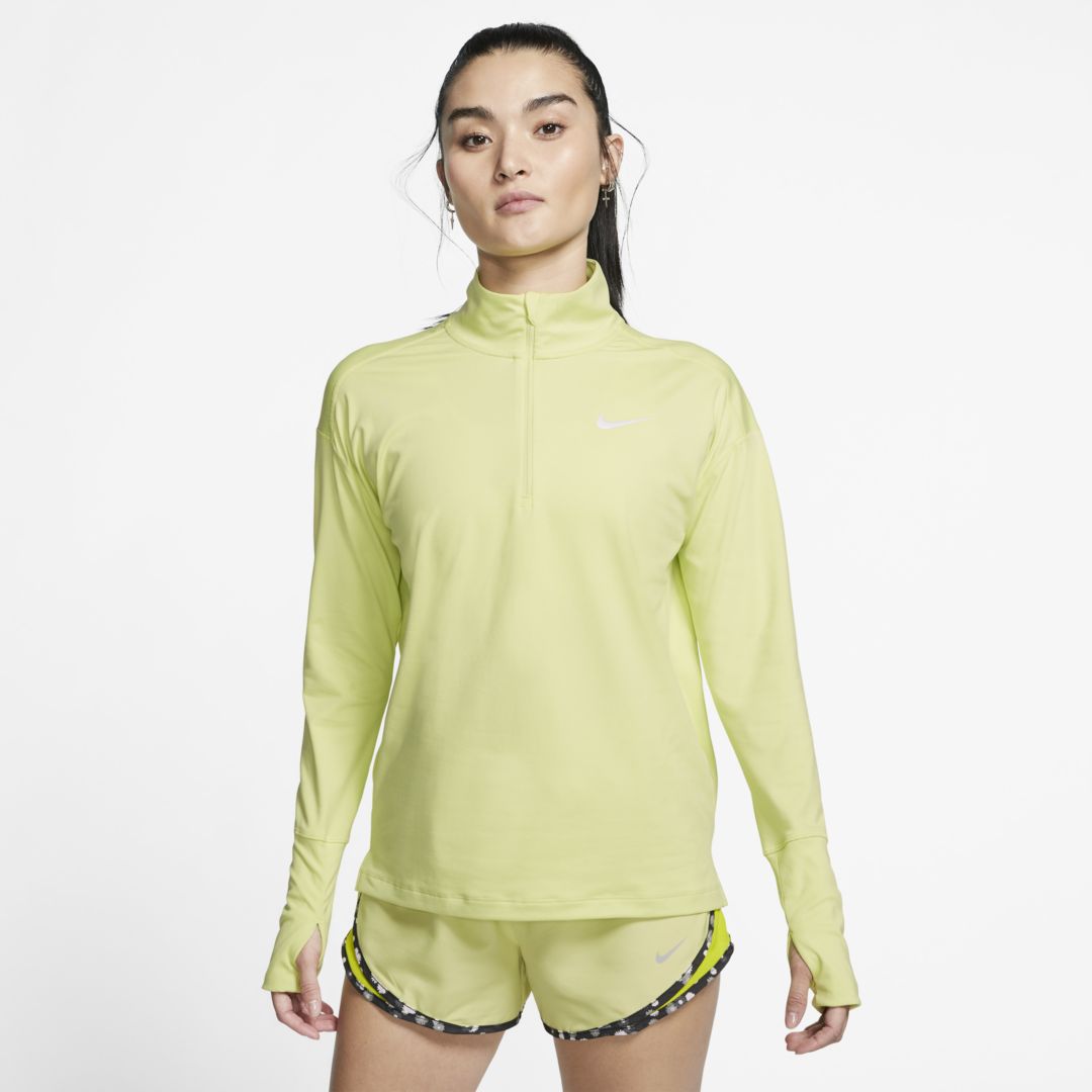 Nike Element Women's Half-zip Running Top In Green