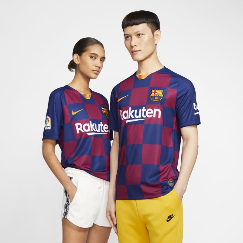 F.C. Barcelona 2019/20 Stadium Home Men's Football Shirt - Blue