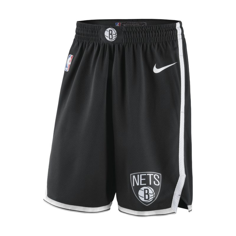 Brooklyn Nets Icon Edition Pantalón corto Nike NBA Swingman - Hombre - Negro Nike