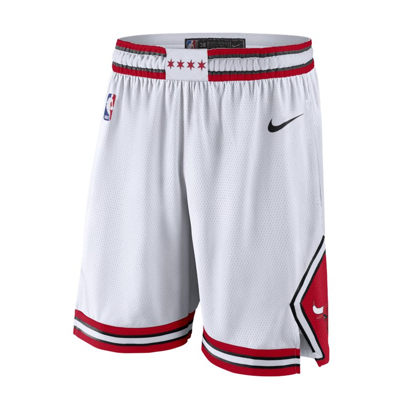 Nike NBA Swingman-shorts Chicago Bulls Association Edition för män - Vit
