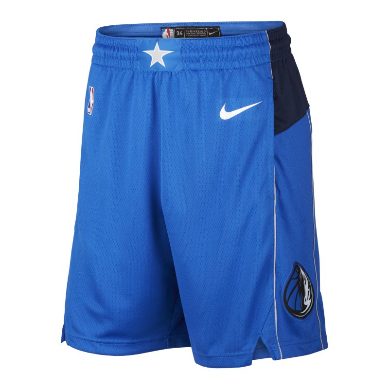 Dallas Mavericks Icon Edition Men's Nike NBA Swingman Shorts - Blue