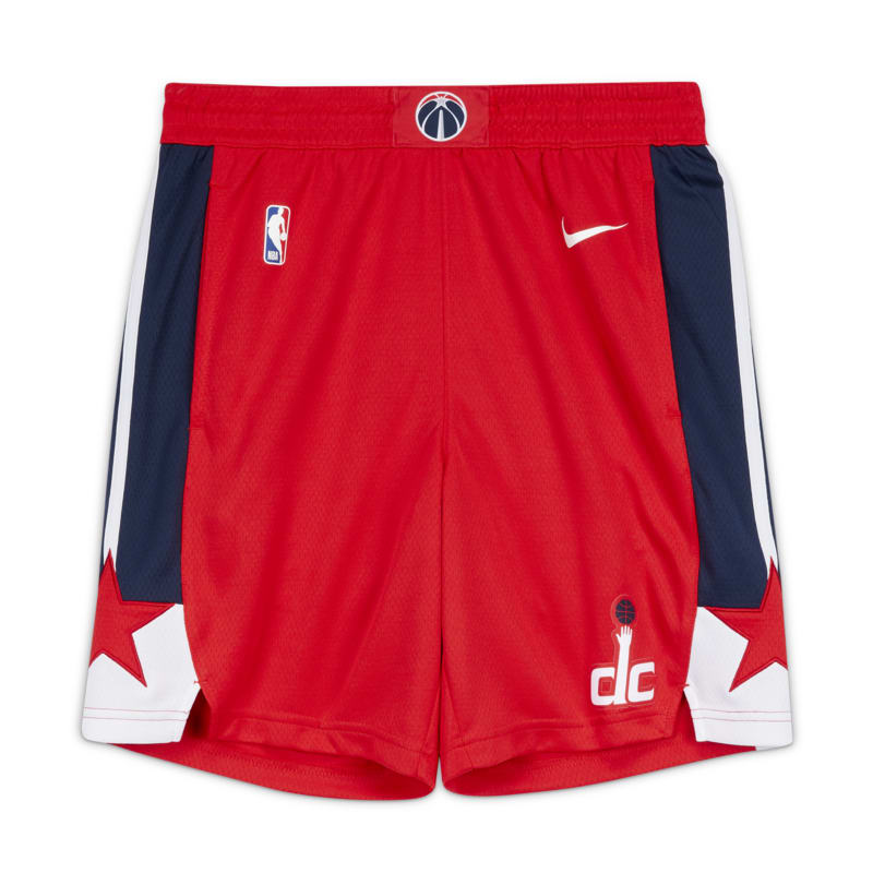 NBA-shorts Washington Wizards Icon Edition Nike Swingman för män - Röd