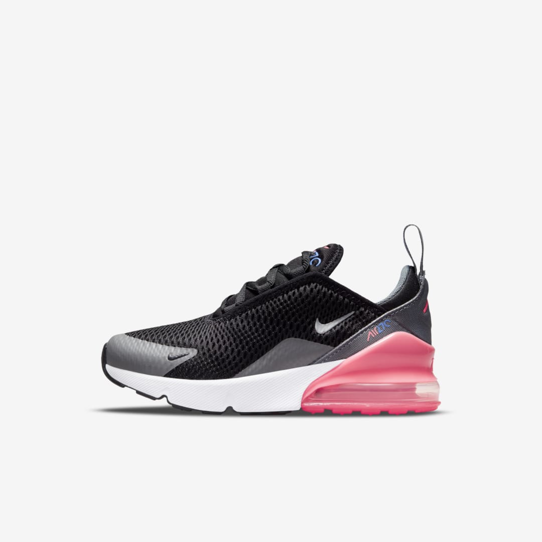Nike Air Max 270 Little Kids' Shoes In Black