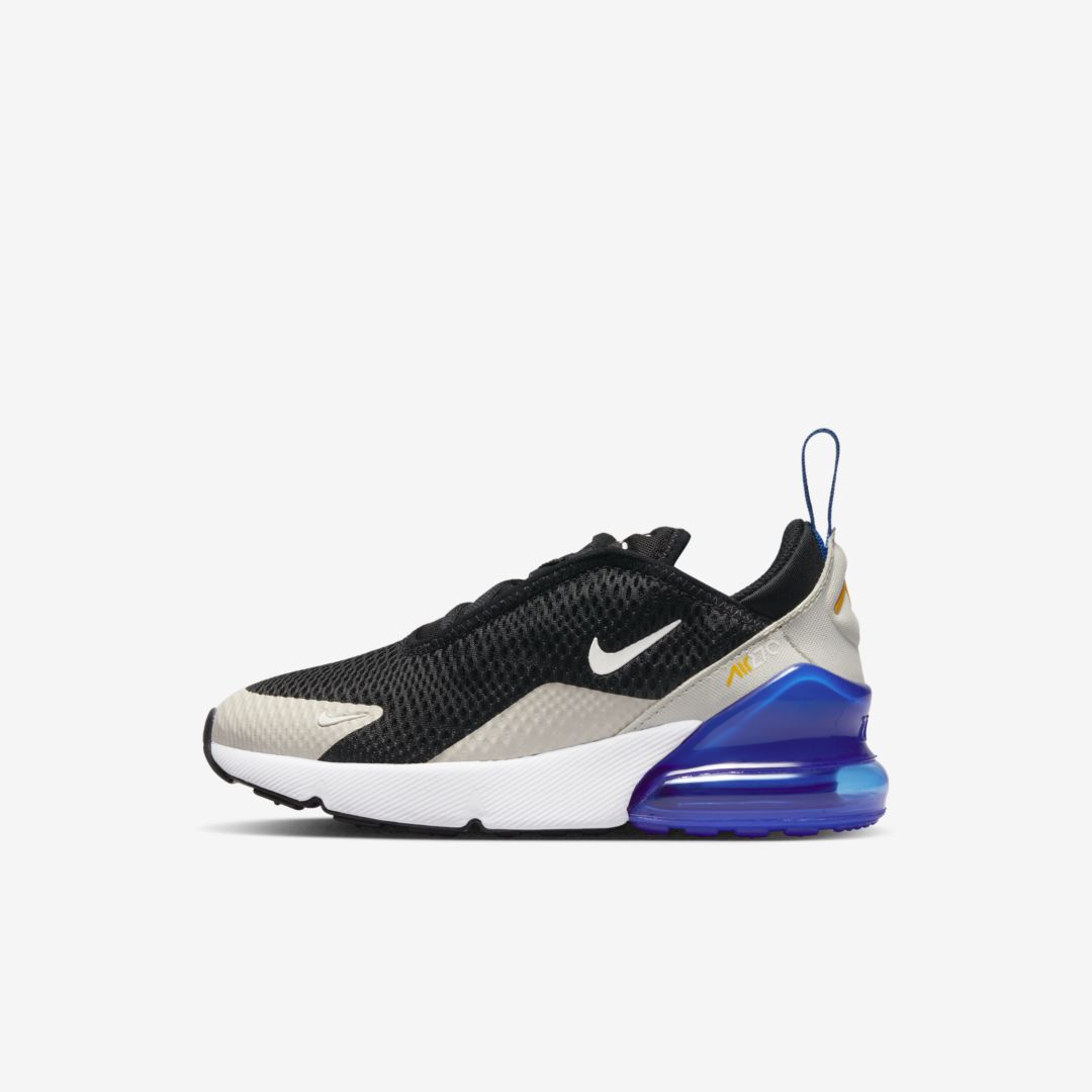 Nike Air Max 270 Little Kids' Shoes In Black