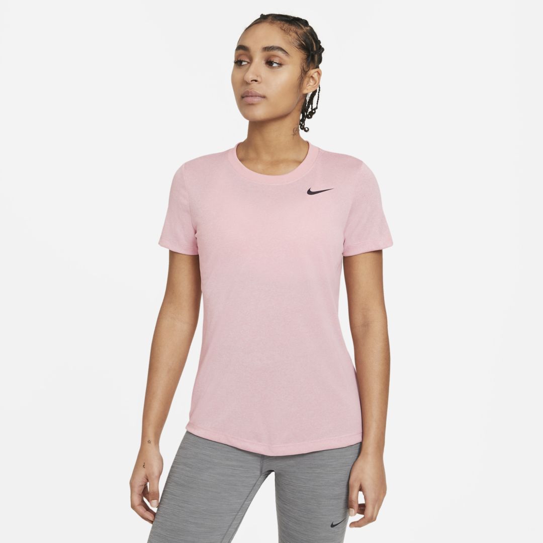 Nike Dri-fit Legend Women's Training T-shirt In Pink Glaze,light Violet