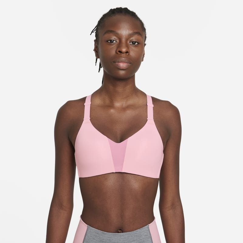 Nike Dri-FIT Rival Women's High-Support Padded Sports Bra - Pink