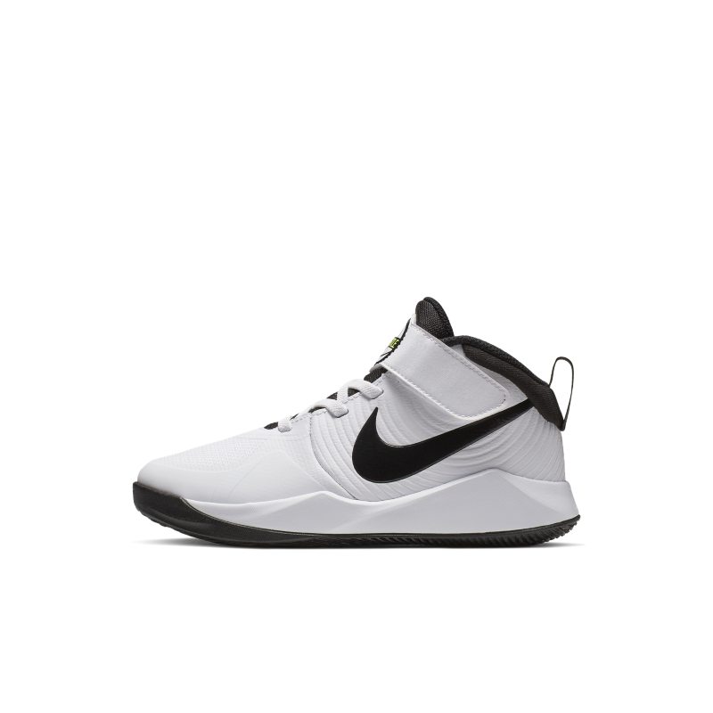 Nike Team Hustle D 9 Schuh für jüngere Kinder - Weiß