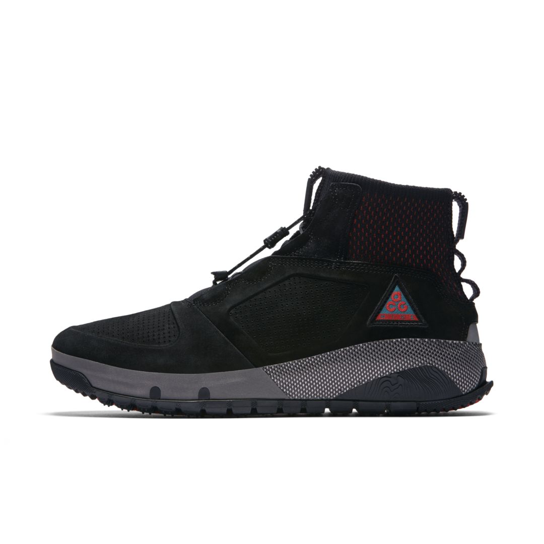 Nike Acg Ruckle Ridge Men's Shoe In Black/geode Teal/habanero Red/black
