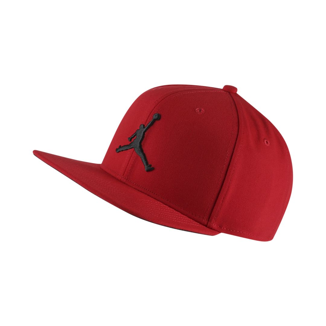 Jordan Pro Jumpman Snapback Hat In Gym Red
