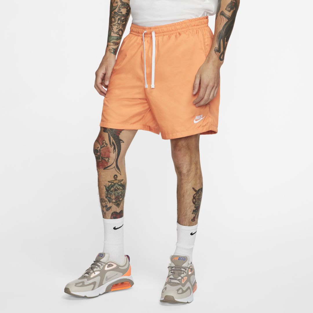 Nike Sportswear Men's Woven Shorts In Orange