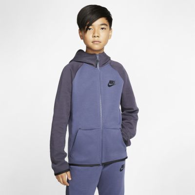 purple nike tech fleece jacket