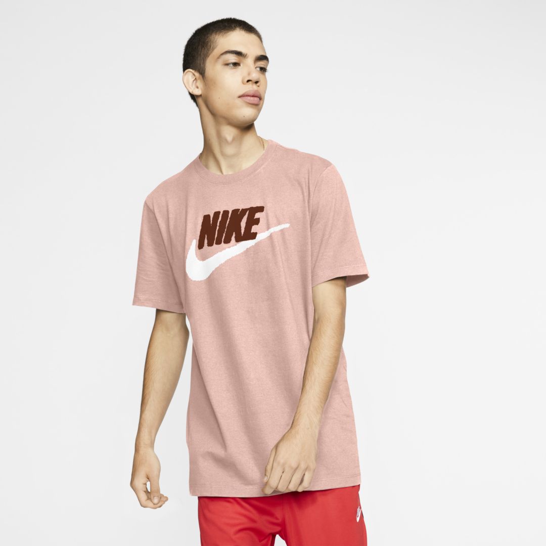 Nike Sportswear Men's T-shirt In Arctic Orange,light Sienna,white