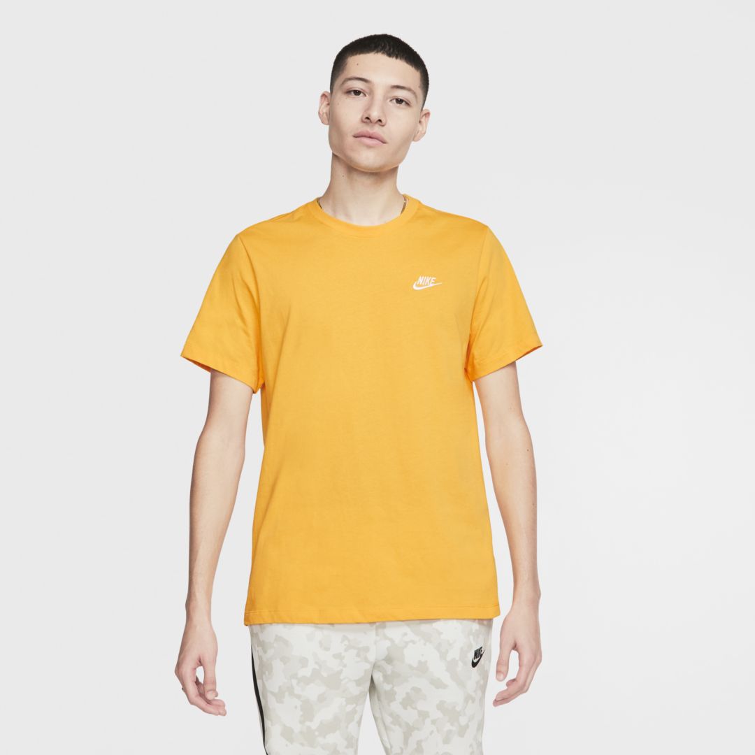 Nike Sportswear Club Men's T-shirt In Gold