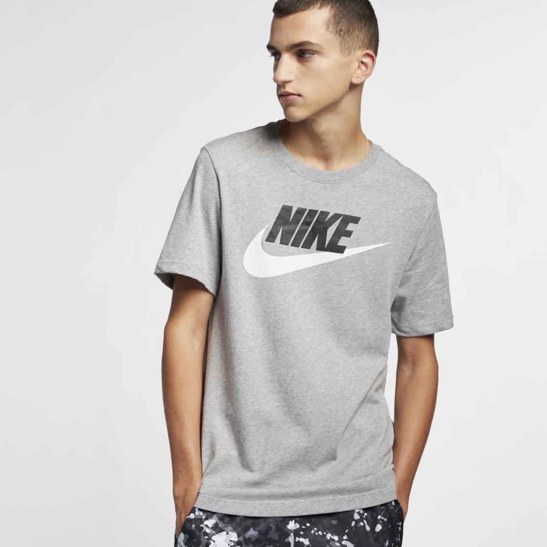 Shop Nike Men's  Sportswear T-shirt In Grey
