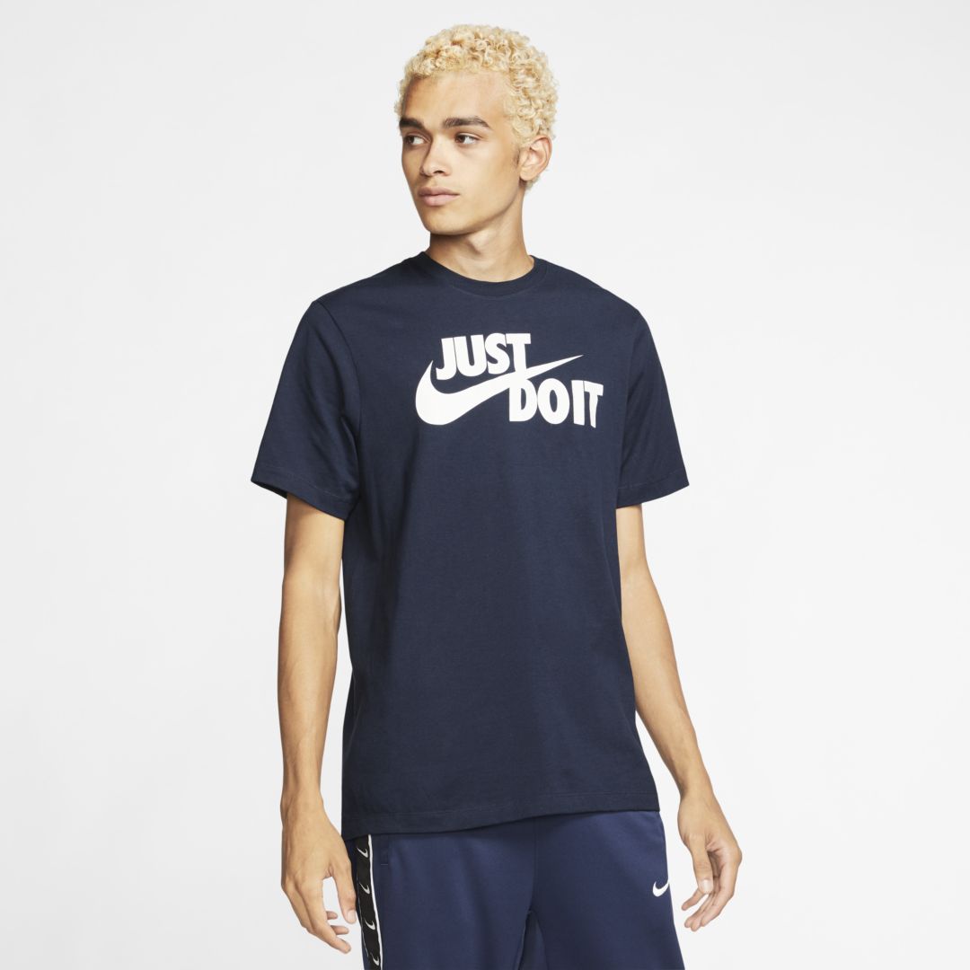 Nike Sportswear Jdi Men's T-shirt In Obsidian,white